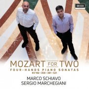 Marco Schiavo and Sergio Marchegiani - Mozart For Two - Piano Sonatas Four Hands KV 521, 381, 19D, 358 (2021) [Hi-Res]