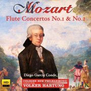 Diego García Conde, Cologne New Philharmonic Orchestra, Volker Hartung - Mozart: Flute Concerto No. 1 in G Major, K. 313 & Flute Concerto No. 2 in D Major, K. 314 (2023) [Hi-Res]