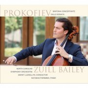 Zuill Bailey, Natasha Paremski - Prokofiev: Sinfonia concertante in E Minor & Cello Sonata in C Major (2016) [Hi-Res]