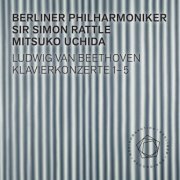 Berliner Philharmoniker, Sir Simon Rattle and Mitsuko Uchida - Beethoven: Piano Concertos 1-5 (2019) [SACD]
