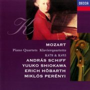 András Schiff, Yuuko Shiokawa, Erich Höbarth, Miklós Perényi - Mozart: Piano Quartets Nos. 1 & 2 (1995)