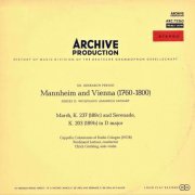 Ferdinand Leitner - Mozart: March K. 237, Serenade K. 203 in D major (1965) LP