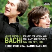 Guido Rimonda & Ramin Bahrami - Sonatas for Violin and Harpsichord BWV 1014, 1015, 1016 (2021) [Hi-Res]