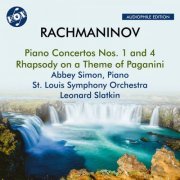 Abbey Simon, St. Louis Symphony Orchestra and Leonard Slatkin - Rachmaninoff: Piano Concertos Nos. 1 & 4 & Rhapsody on a Theme of Paganini, Op. 43 (Remastered 2023) (2023) [Hi-Res]