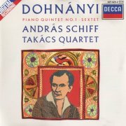 András Schiff, Takács Quartet - Dohnányi: Piano Quintet No. 1 & Sextet (1988)