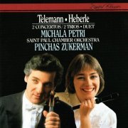 Michala Petri, Pinchas Zukerman - Telemann, Heberle: 2 Concertos, 2 Trios, Duet (1986)