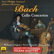 Volker Hartung, Cologne New Philharmonic Orchestra - C.P.E Bach & J.C. Bach: Cello Concertos (2024) [Hi-Res]