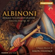 Simon Standage, Collegium Musicum 90 - Albinoni: Selection from Concerti a cinque, Op. 10 (2010) Hi-Res