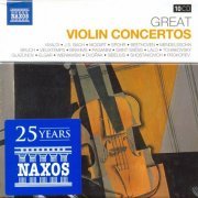 VA - Naxos 25th Anniversary: Great Violin Concertos (2012) [10 CD] CD-Rip