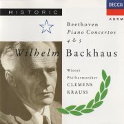 Wilhelm Backhaus, Wiener Philharmoniker, Clemens Krauss - Beethoven: Piano Concertos Nos. 4 & 5 (1990)
