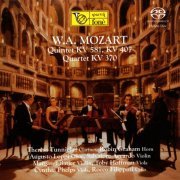 Salvatore Accardo - Mozart: Quintet  KV 581, KV 407, Quartet KV 370 (2021) [SACD]