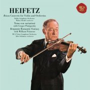 Jascha Heifetz, Gregor Piatigorsky, William Primrose - Rózsa: Violin Concerto, Op. 24 & Sinfonia concertante, Op. 29 - Benjamin: Romantic Fantasy (Heifetz Remastered) (2016) [Hi-Res]