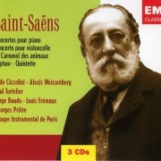Aldo Ciccolini, Paul Tortelier, Ulf Hoelscher - Camille Saint-Saens: Concertos (5CD) (2004)