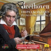 Filippo Faes - Beethoven: Piano Concerto No. 3 in C Minor, Op. 37 & Triple Concerto in C Major, Op. 56 (2020) [Hi-Res]