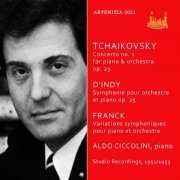 Aldo Ciccolini - Tchaikovsky, d'Indy & Franck: Works for Piano & Orchestra (2019)
