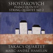 Takács Quartet & Marc-André Hamelin - Shostakovich: Piano Quintet; String Quartet No. 2 (2015) [Hi-Res]