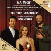 Julia Fischer, Gordan Nikolić, Yakov Kreizberg - Mozart - Sinfonia concertante, K. 364 / Rondo in C major, K. 373 / Concertone in C major, K. 190 (2007) Hi-Res