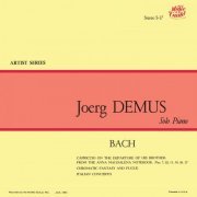 Jörg Demus - J.S. Bach: Chromatic Fantasia And Fugue in D Minor, BWV 903; Italian Concerto in F Major, BWV 971 (2022)