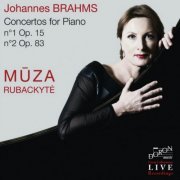 Muza Rubackyté, Stefan Lano, Lithuanian National Symphony Orchestra - Johannes Brahms - Concertos for Piano (2021)