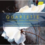 Linde Brunmayr-Tutz, Ilja Korol, Wolfgang Brunner - C.P.E. Bach: Quartettes for Keyboard, Flute & Viola (2016)