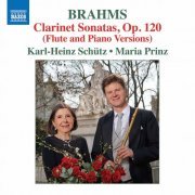 Karl-Heinz Schütz & Maria Prinz - Brahms: Works (Arr. K.H. Schütz for Flute & Piano) (2021) [Hi-Res]