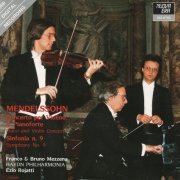 Franco & Bruno Mezzena, Haydn Philharmonia, Ezio Rojatti - Mendelssohn: Concerto for violin, piano and strings in D minor, Symphony No. 9 for strings in C minor, Op. 9 (2018)