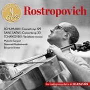 Mstislav Rostropovich - Schumann & Saint-Saëns: Concertos - Tchaikovsky: Variations rococo (2013)
