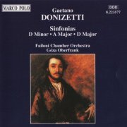 Failoni Chamber Orchestra, Géza Oberfrank - Donizetti: Sinfonias (1993) CD-Rip