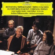 Anne-Sophie Mutter, Mark Zeltser, Yo-Yo Ma, Berliner Philharmoniker, Herbert von Karajan - Beethoven: Triple Concerto; Overtures (1985)