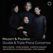 Mari Kodama, Momo Kodama, Karin Kei Nagano, Orchestre de la Suisse Romande & Kent Nagano - Mozart & Poulenc: Double & Triple Piano Concertos (2024) [Hi-Res]