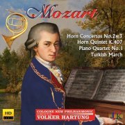 Cologne New Philharmonic Orchestra & Volker Hartung - Mozart: Horn Concertos Nos. 2 & 3, Horn Quintet, K. 407 & Other Works (2021) [Hi-Res]