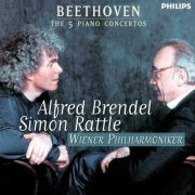 Alfred Brendel, Wiener Philharmoniker, Sir Simon Rattle - Beethoven: The 5 Piano Concertos (2001) CD-Rip