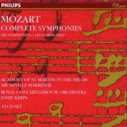 Academy of St. Martin in the Fields, Sir Neville Marriner, Royal Concertgebouw Orchestra, Josef Krips - Mozart: Complete Symphonies (12CD) (1996)