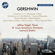 Jeffrey Siegel, St. Louis Symphony Orchestra, Leonard Slatkin - Gershwin: Piano Works (Remastered 2023) (2023)