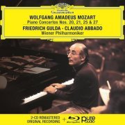 Friedrich Gulda, Wiener Philharmoniker & Claudio Abbado - Mozart: Piano Concertos 20, 21, 25 and 27 (2020)