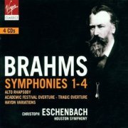 Dunja Vejzovic, Houston Symphony Orchestra, Christoph Eschenbach - Brahms: Symphonies 1-4 (2002)