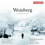 Thord Svedlund, Gothenburg Symphony Orchestra, Claes Gunnarsson, Anders Jonhäll, Urban Claesson - Weinberg: Fantasia for Cello, Flute Concertos Nos. 1 and 2 & Clarinet Concerto (2008) [Hi-Res]
