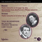 Tanja Becker-Bender & Garry Walker - Busoni & Strauss: Violin Concertos (2014) [Hi-Res]