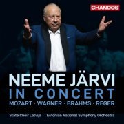 Estonian National Symphony Orchestra, State Choir Latvija & Neeme Järvi - Neeme Järvi in concert: Mozart, Wagner, Brahms & Reger (2023) [Hi-Res]