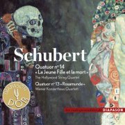 Wiener Konzerthaus Quartet, The Hollywood String Quartet - Schubert: Quatuor No. 14 'La Jeune Fille et la mort' & Quatuor No. 13 'Rosamunde' (2010)