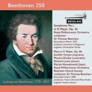 Sir Thomas Beecham - Beethoven 250 Symphony No.2, Mass in C Major (2020)