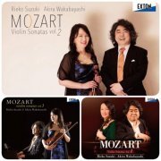 Rieko Suzuki & Akira Wakabayashi - Mozart: Violin Sonatas Vol. 1-3 (2016-2017)
