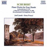 Jenő Jandó, Ilona Prunyi - Schubert: Piano Works for Four Hands (1992)