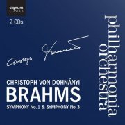 Christoph von Dohnányi, Philharmonia Orchestra - Brahms: Symphonies Nos. 1 & 3 (2011)