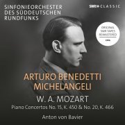 Arturo Benedetti Michelangeli, Sinfonieorchester Des Südwestfunks, Antoine-Pierre de Bavier - Mozart: Piano Concertos Nos. 15 & 20 (Remastered 2023) (Live) (2023)