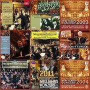 Vienna Philharmonic Orchestra - Neujahrskonzert / New Year's Concert (1987-2021) [60CD]