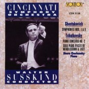 Shura Cherkassky, Walter Susskind & Cincinnati Symphony Orchestra - Shostakovich: Symphonies Nos. 1 & 9 - Tchaikovsky: Piano Concerto No. 2 - Mendelssohn & Liszt: Solo Piano Pieces (1995)