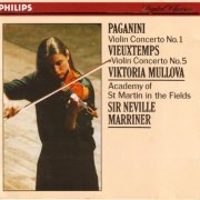 Viktoria Mullova, Academy of St. Martin in the Fields, Sir Neville Marriner - Paganini: Concerto No. 1 / Vieuxtemps: Concerto No. 5 (1989) CD-Rip