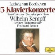 Wilhelm Kempff, Berliner Philharmoniker, Ferdinand Leitner - Beethoven: 5 Piano Concertos (1998) CD-Rip