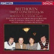 Jean-Jacques Kantorow, Jacques Rouvier, Mari Fujiwara, Emmanuel Krivine - Beethoven: Triple Concerto, Op. 56 (1987)